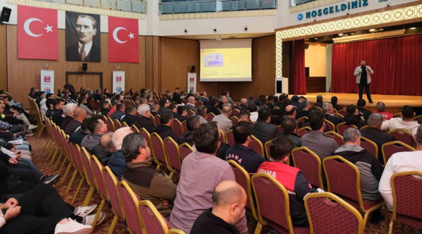 Büyükşehir Belediyesi personeline Güvenli Sürüş Teknikleri Eğitimi verildi