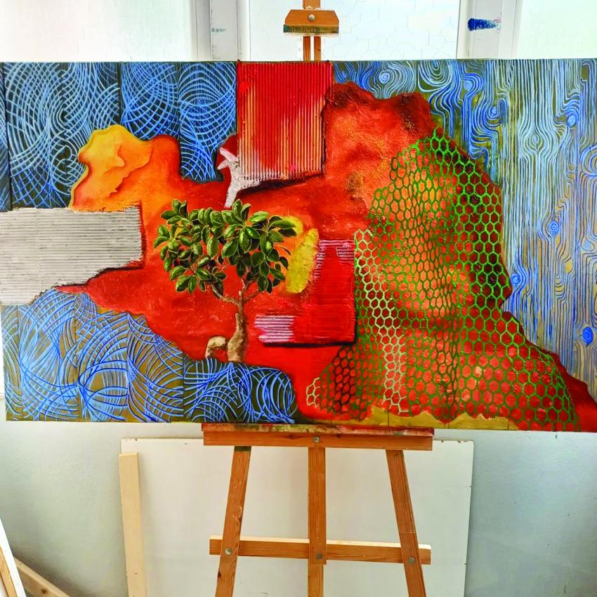 Ressam Bedir, RADIAN sergisine hazırlanıyor