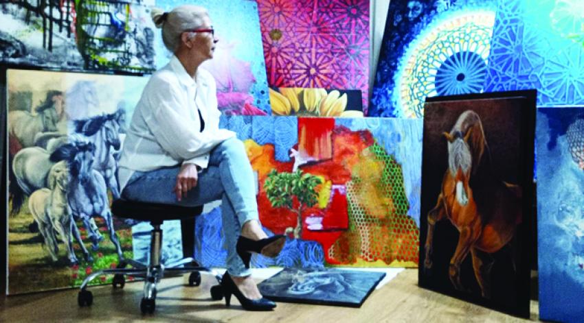 Ressam Bedir, RADIAN sergisine hazırlanıyor