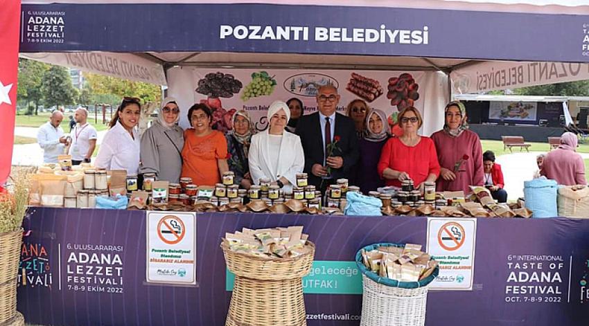 Festivalde Pozantı standı büyük ilgi gördü