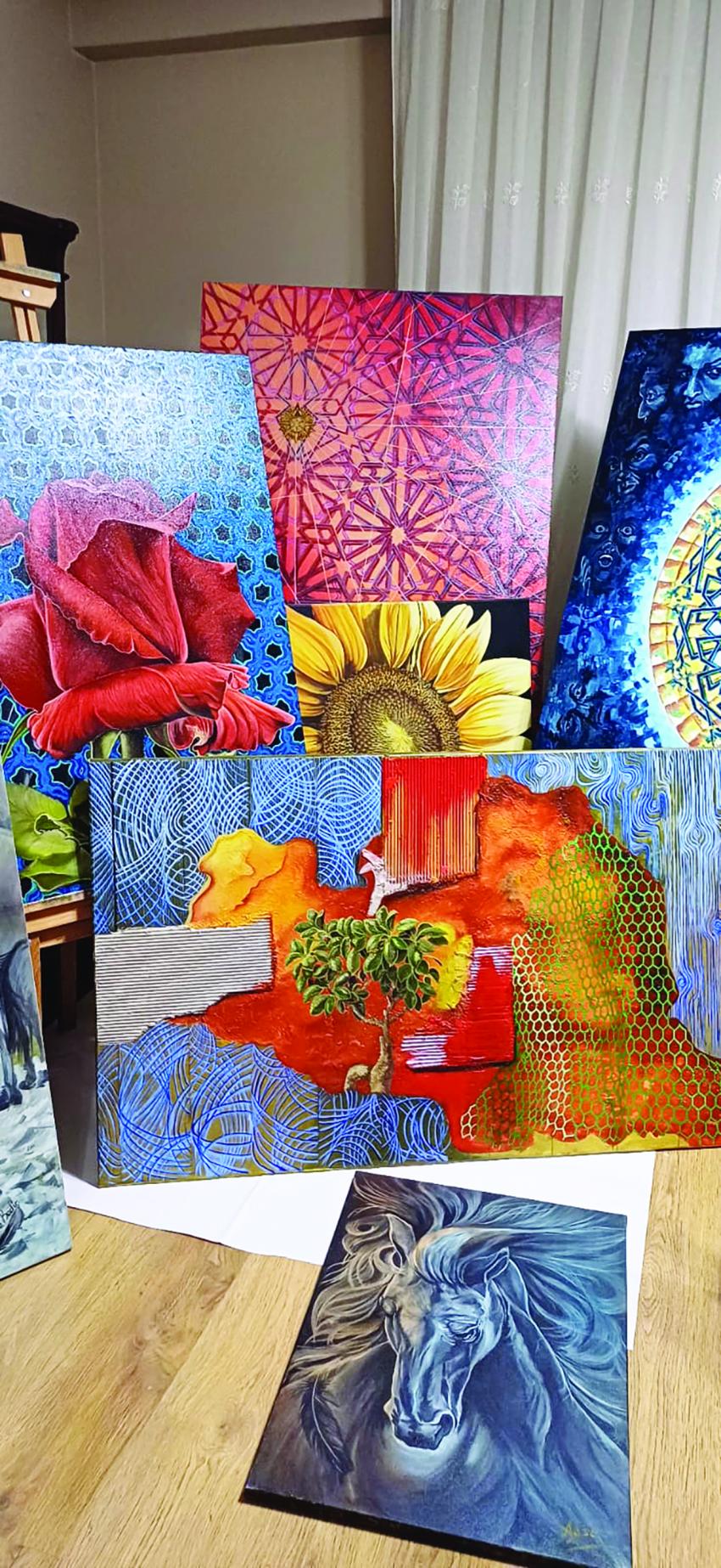 Ressam Bedir, RADIAN sergisine hazırlanıyor