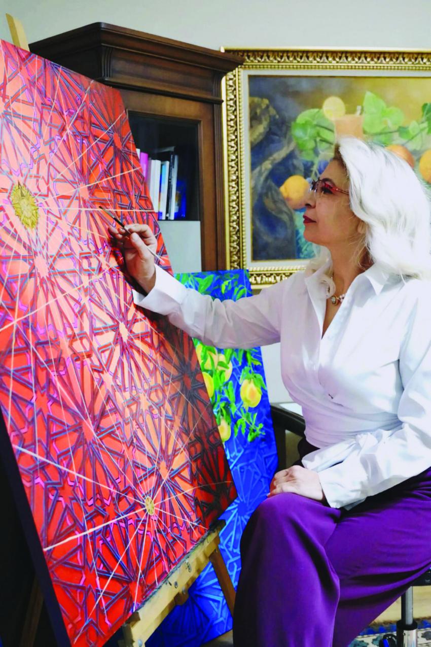 Ressam Bedir, RADIAN sergisine hazırlanıyor