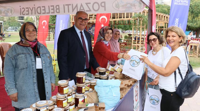 Lezzet Festivali'nde Pozantı standı büyük ilgi gördü