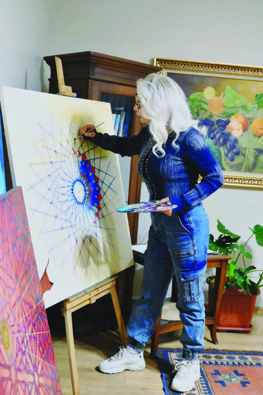 Ressam Bedir, RADIAN sergisine hazırlanıyor