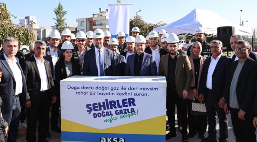 Çamlıbel Mahallesi doğal gaza kavuştu