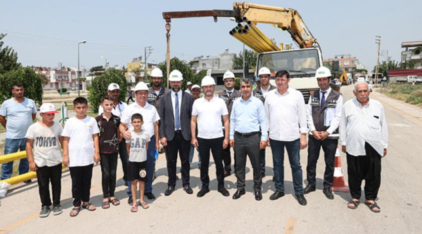 Çamlıbel doğalgaza kavuşuyor