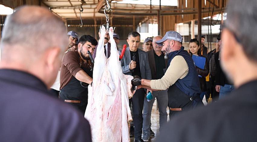 Sarıçam'da Kurban Kesim Elemanı Kursu Tamamlandı