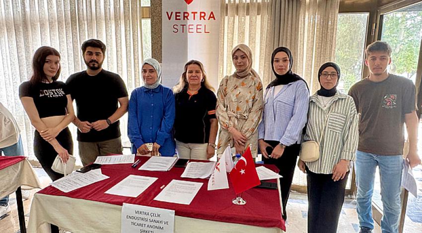 Ceyhan MYO'da Vertra Steel Standına Yoğun İlgi