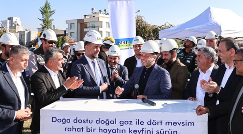 Çamlıbel Mahallesi doğal gaza kavuştu