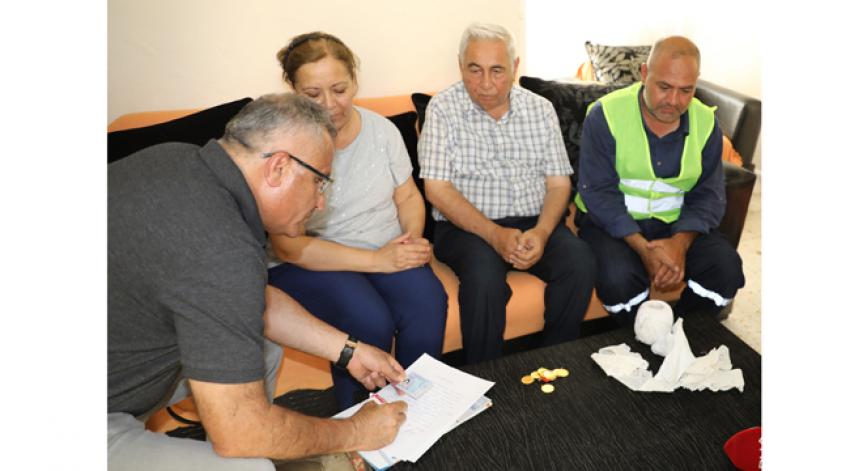 Belediye işçisinden örnek davranış