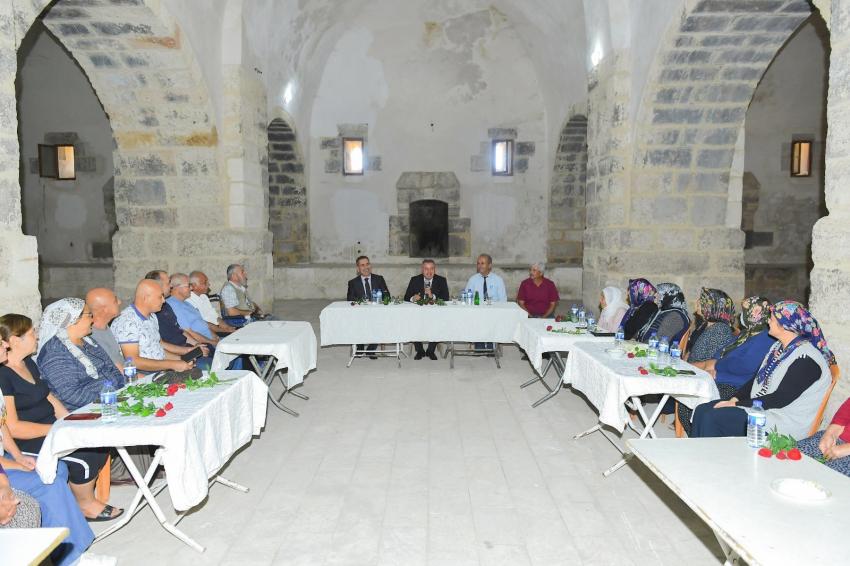 Kervansaray'da sorunları dinledi