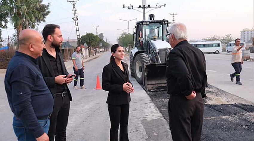 Ceyhan Belediyesi’nden yol onarım seferberliği
