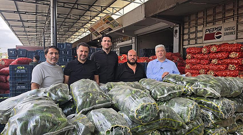 ‘Halde domates 10, patlıcan 10,  limon 8 lira’