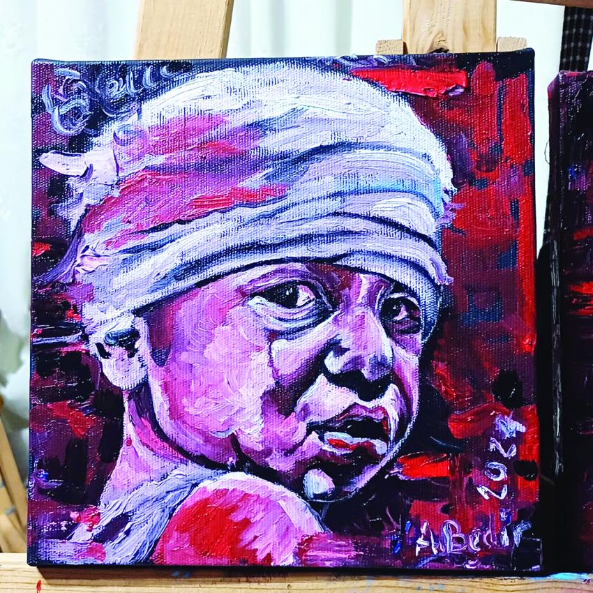 Ressam Bedir, RADIAN sergisine hazırlanıyor
