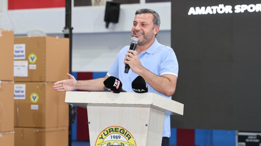 Yüreğir Belediyesi'nden amatörlere destek