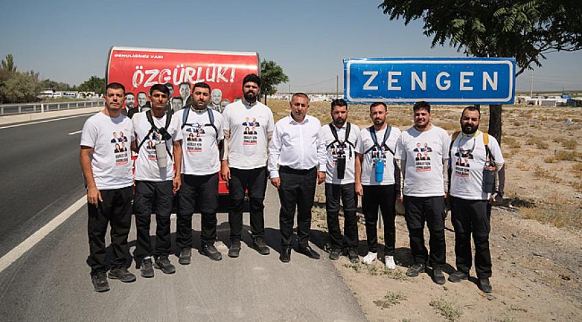Türkiye tarihinin en uzun “Özgürlük Yürüyüşü” devam ediyor