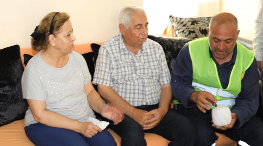 Belediye işçisinden örnek davranış