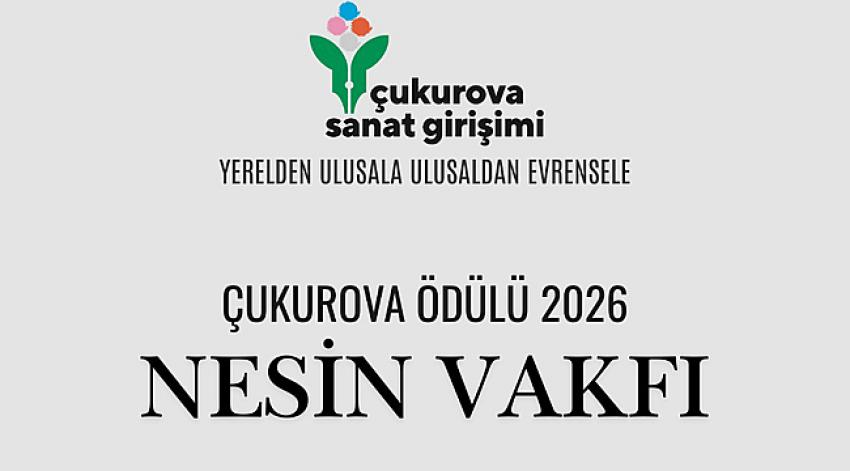 ”Çukurova Ödülü 2026” sahibi Nesin Vakfı Kitabı yayınlandı