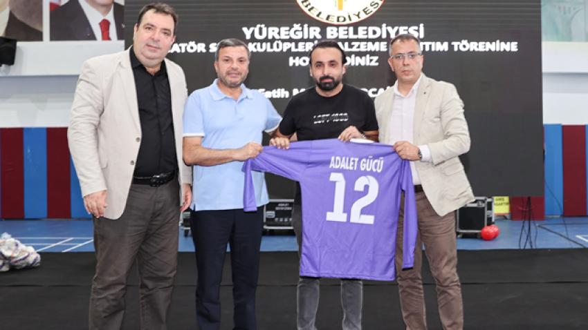 Yüreğir Belediyesi'nden amatörlere destek