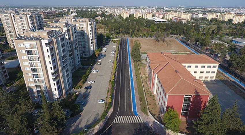 Yüreğir'de ilk bisiklet yolu açıldı