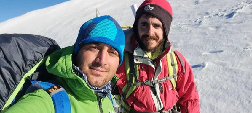 2 'Cesur' arkadaş Ağrı Dağı’na tırmandı