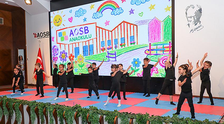 AOSB Anaokulu’nda İlk Mezuniyet Heyecanı