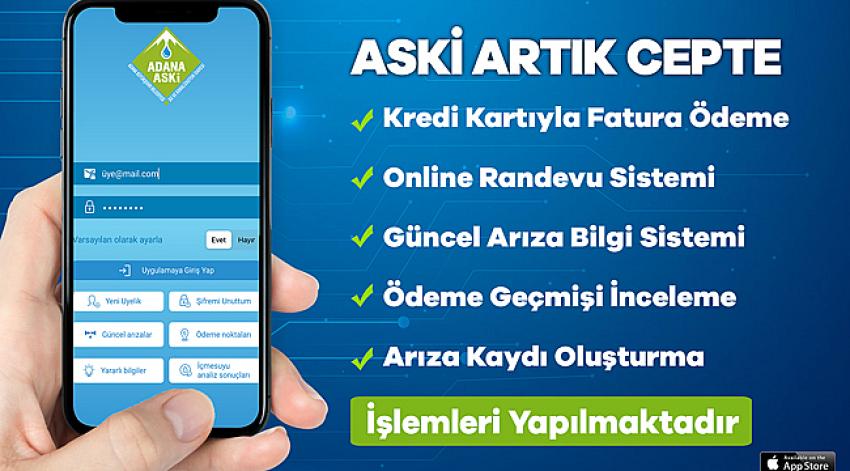 ASKİ artık cepte