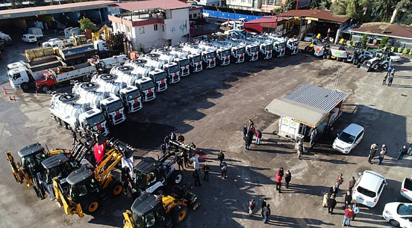 ASKİ’nin araç ve iş makinesi filosu güçlendirildi