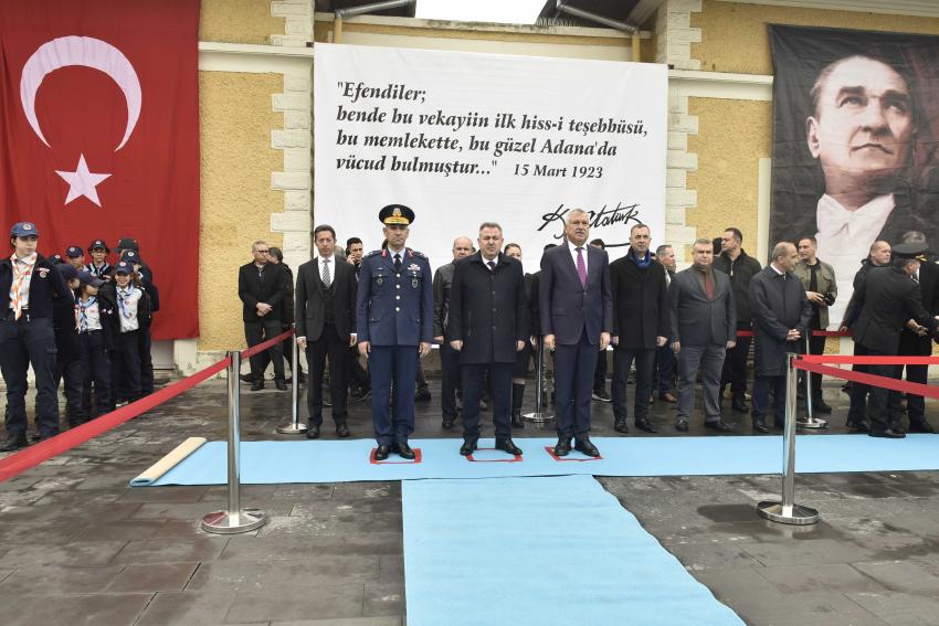 Atatürk’ün Adana’ya gelişi törenlerle kutlandı