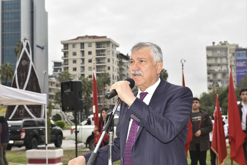 Atatürk’ün Adana’ya gelişi törenlerle kutlandı