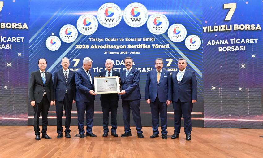 Adana Ticaret Borsası Türkiye’nin Zirvesinde