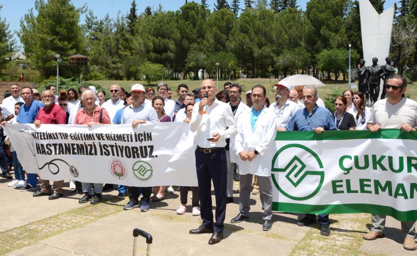 Balcalı Hastanesi için yürüdüler