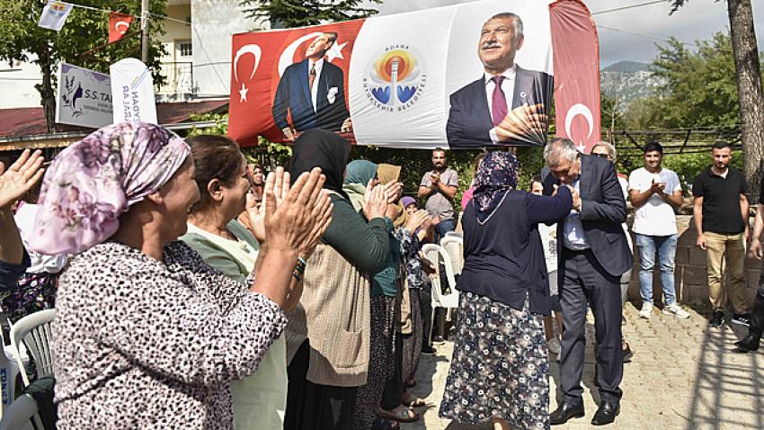 Büyükşehir’den Saimbeyli ve Feke’ye hizmet yağdı