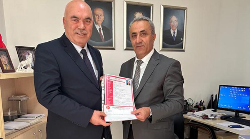 Başkan Aslan aday adaylığı başvurusunu yaptı