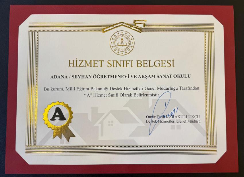 Adana Öğretmenevi, ulusal prestij kazandı