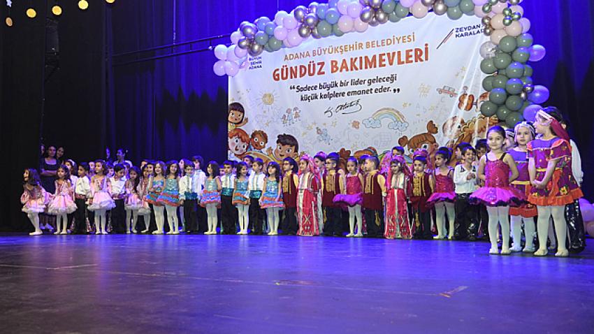 Büyükşehir Gündüz Bakımevleri öğrencileri mezun oldu