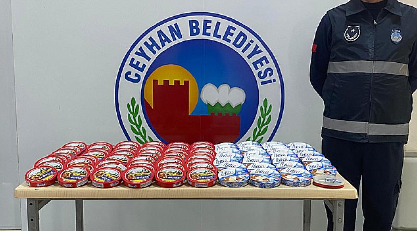 Ceyhan Zabıtası tarihi geçmiş ürünlere el koydu