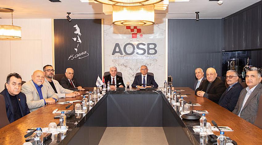 ÇGC Yönetim Kurulu AOSB’yi ziyaret etti