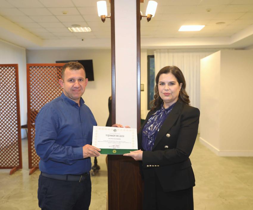 Deprem gönüllülerine teşekkür