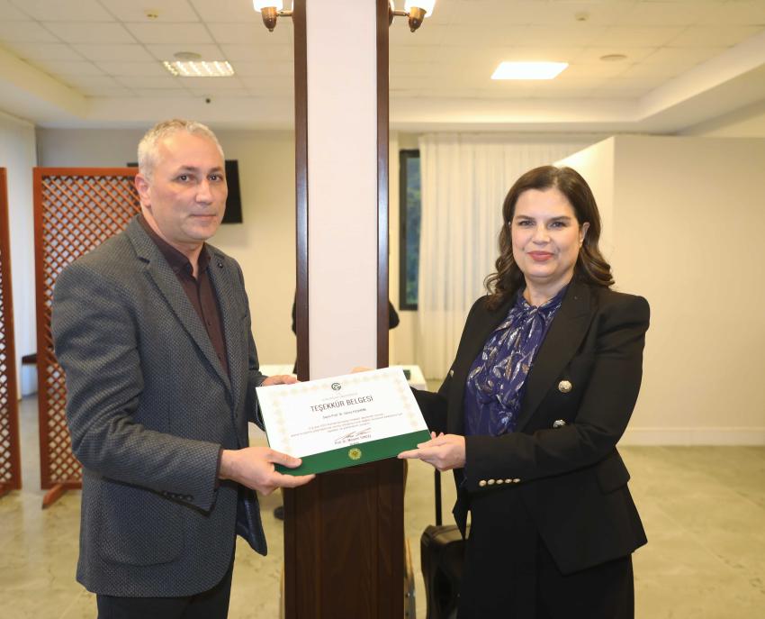 Deprem gönüllülerine teşekkür