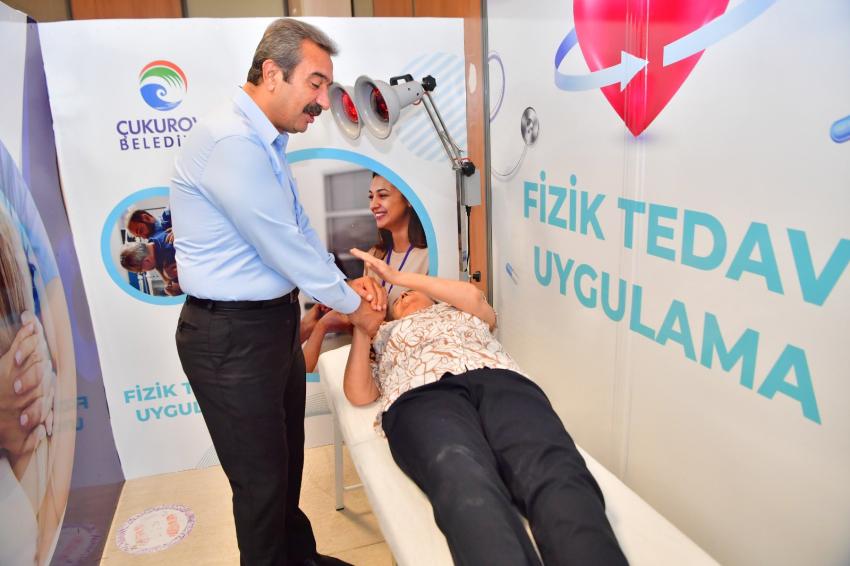 Çukurova’da ücretsiz fizik tedavi hizmeti