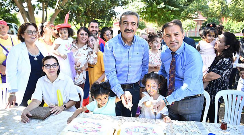 Başkan Çetin'in çocuk sevgisi