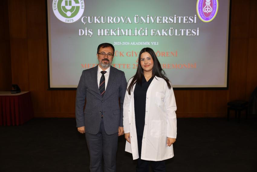 Diş hekimi adayları önlük giydi