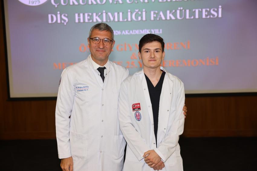 Diş hekimi adayları önlük giydi