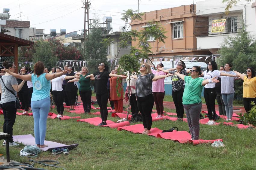 Seyhanlı kadınlar hem eğlendi hem rahatladı