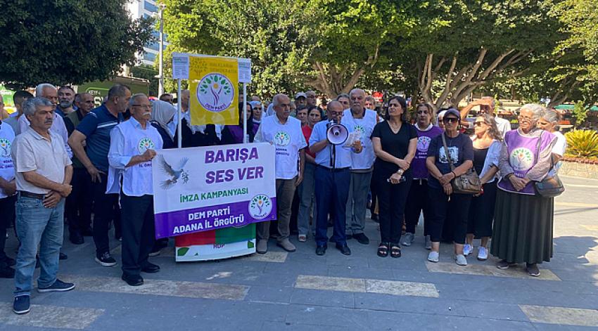 DEM ‘Barışa Ses Ver’ kampanyası başlattı