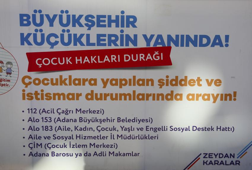 Büyükşehir’den, ‘Çocuk Hakları’ durağı