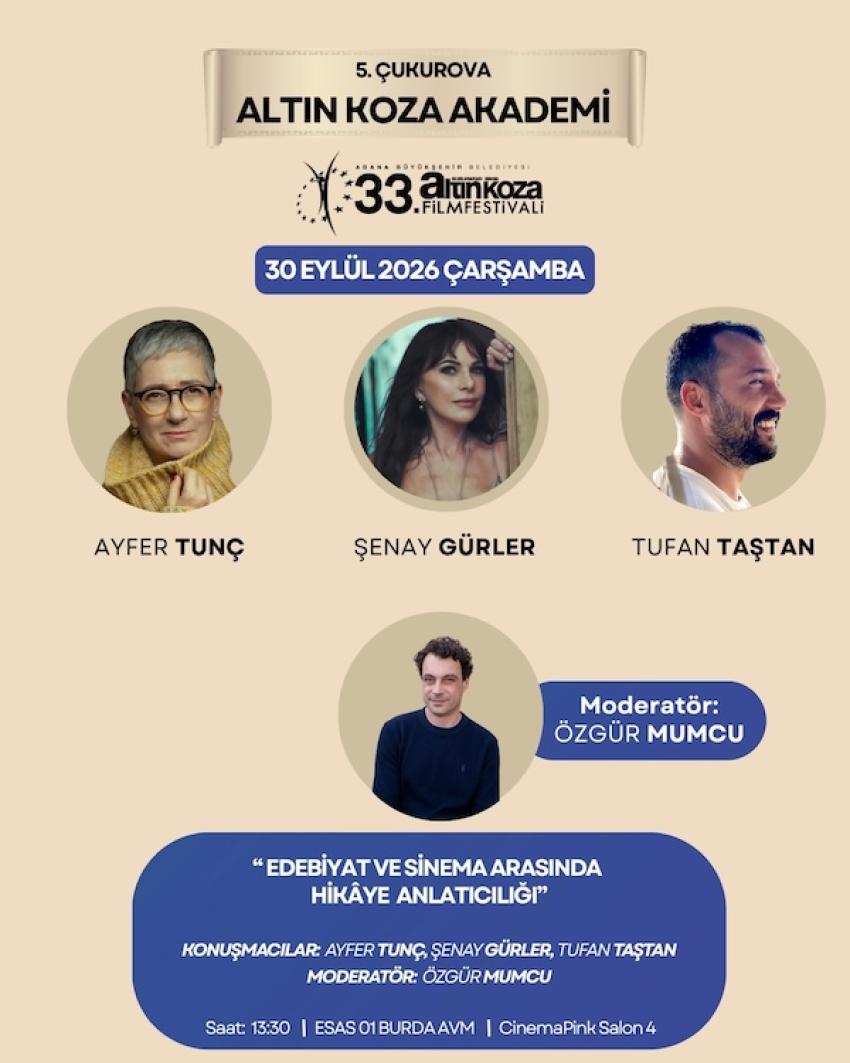 Adana Altın Koza’da genç sinemacılar için Akademi zamanı