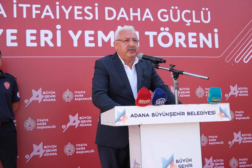 50 itfaiyeci yemin ederek görevine başladı