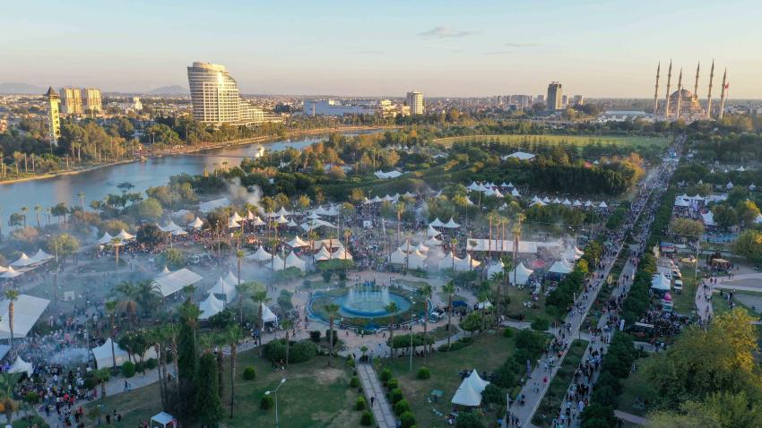 Adana Lezzet Festivali’ni yaklaşık 650 bin kişi ziyaret etti